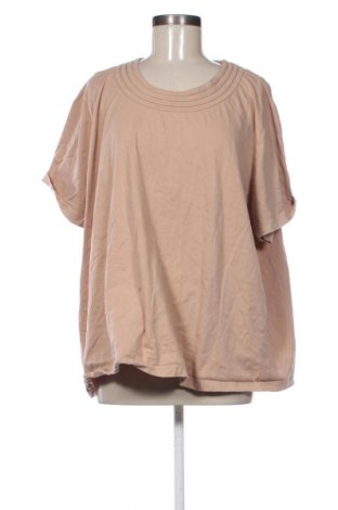 Damen T-Shirt Unbranded, Größe 4XL, Farbe Beige, Preis 9,00 €