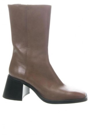 Damskie kozaki Zara, Rozmiar 40, Kolor Brązowy, Cena 203,99 zł