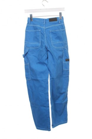 Blugi de femei Bershka, Mărime XS, Culoare Albastru, Preț 76,32 Lei