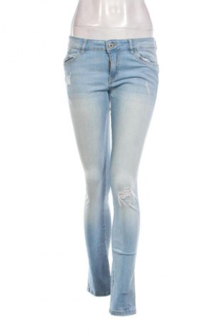 Damskie jeansy Bershka, Rozmiar M, Kolor Niebieski, Cena 66,67 zł
