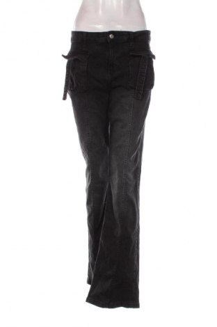 Blugi de femei Bershka, Mărime L, Culoare Negru, Preț 77,99 Lei