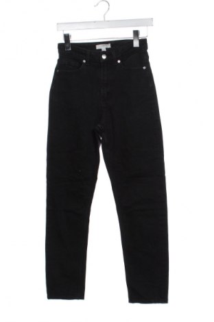 Дамски дънки H&M, Размер XS, Цвят Черен, Цена 29,99 лв.