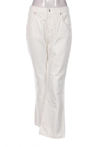 Blugi de femei H&M, Mărime L, Culoare Alb, Preț 76,32 Lei