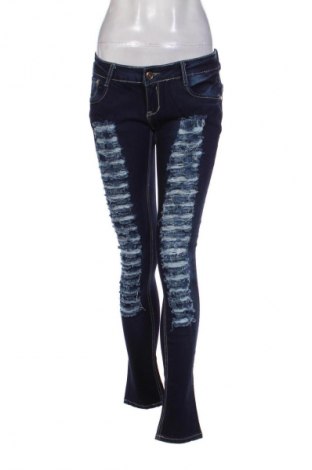 Blugi de femei Hello Miss, Mărime M, Culoare Albastru, Preț 108,04 Lei