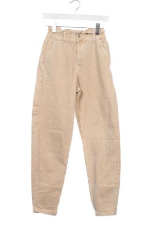 Дамски дънки Pull&Bear, Размер XS, Цвят Бежов, Цена 29,99 лв.