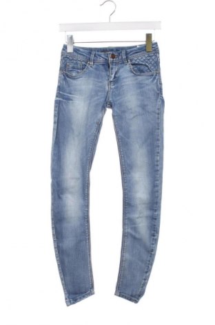 Blugi de femei Pull&Bear, Mărime XS, Culoare Albastru, Preț 76,32 Lei