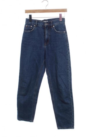 Blugi de femei Pull&Bear, Mărime XS, Culoare Albastru, Preț 125,23 Lei