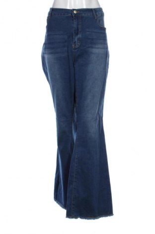 Blugi de femei SHEIN, Mărime 4XL, Culoare Albastru, Preț 100,99 Lei