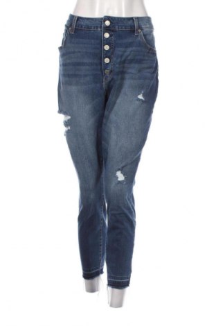 Blugi de femei Time and tru, Mărime XL, Culoare Albastru, Preț 100,99 Lei