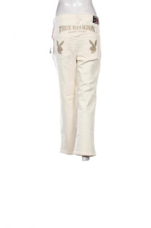 Dámske džínsy  True Religion, Veľkosť L, Farba Kremová, Cena  112,95 €