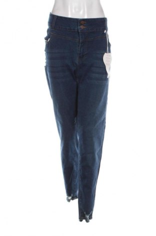 Damskie jeansy Unbranded, Rozmiar 3XL, Kolor Niebieski, Cena 143,99 zł