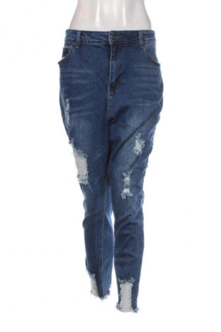Blugi de femei Wax Jean, Mărime XXL, Culoare Albastru, Preț 141,99 Lei