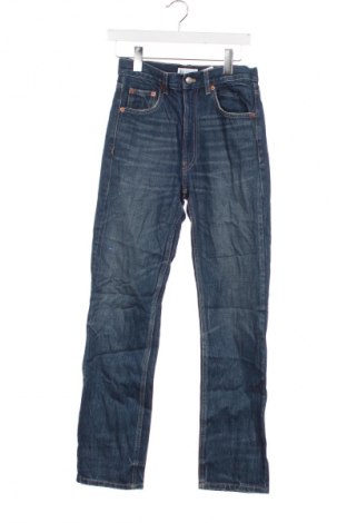 Blugi de femei Zara, Mărime XS, Culoare Albastru, Preț 93,99 Lei