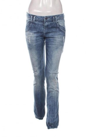 Дамски дънки Zara, Размер M, Цвят Син, Цена 27,00 лв.