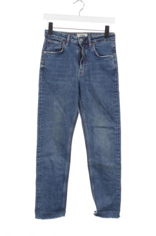 Blugi de femei Zara, Mărime XXS, Culoare Albastru, Preț 71,00 Lei
