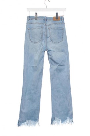 Blugi de femei Zara Trafaluc, Mărime XS, Culoare Albastru, Preț 72,03 Lei