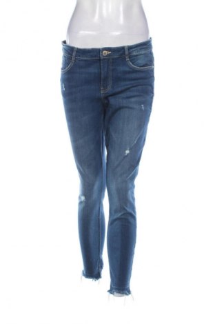 Damskie jeansy Zara Trafaluc, Rozmiar XL, Kolor Niebieski, Cena 102,60 zł
