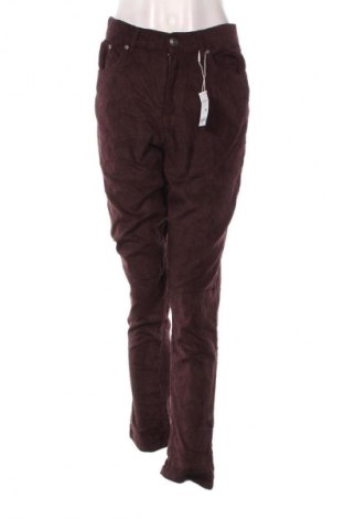 Pantaloni de velvet de femei Ardene, Mărime M, Culoare Maro, Preț 63,99 Lei