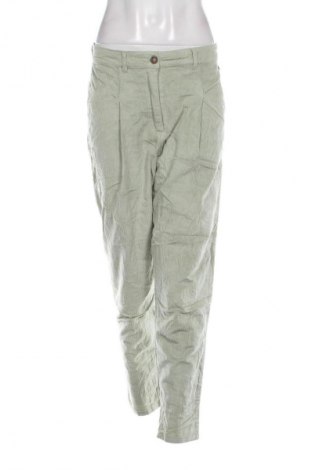 Pantaloni de velvet de femei Gina, Mărime M, Culoare Verde, Preț 100,99 Lei