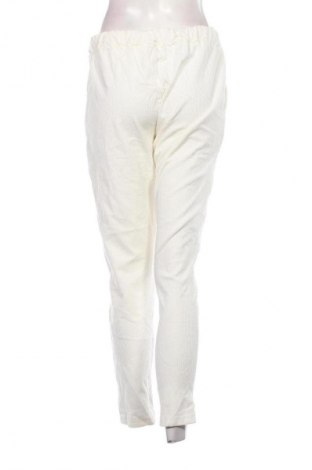 Pantaloni de velvet de femei Unbranded, Mărime L, Culoare Alb, Preț 100,99 Lei