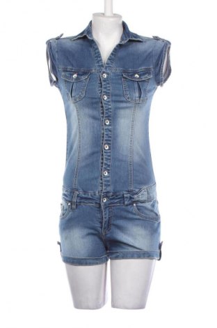 Kurzer Damenoverall Miss Sporty, Größe M, Farbe Blau, Preis 11,86 €