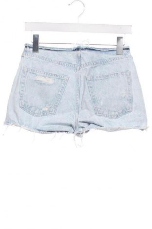 Дамски къс панталон Bershka, Размер XS, Цвят Син, Цена 19,00 лв.