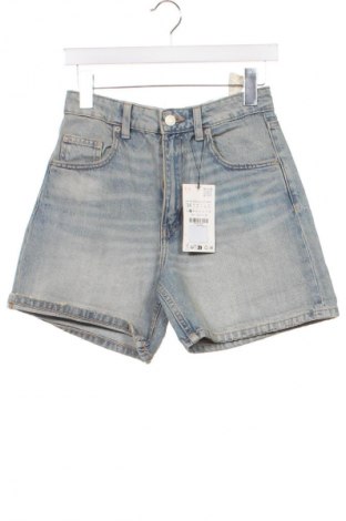 Pantaloni scurți de femei Zara, Mărime XS, Culoare Albastru, Preț 107,06 Lei
