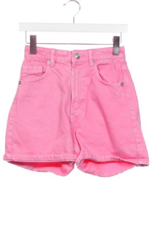 Pantaloni scurți de femei Zara, Mărime XS, Culoare Roz, Preț 113,00 Lei