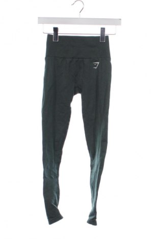 Dámske legíny  Gymshark, Veľkosť XS, Farba Zelená, Cena  15,95 €