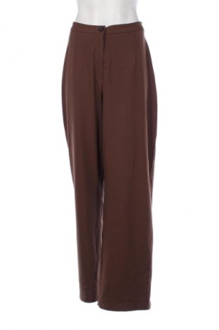 Pantaloni de femei Bershka, Mărime XL, Culoare Maro, Preț 126,32 Lei