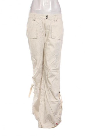 Damskie spodnie Edc By Esprit, Rozmiar S, Kolor ecru, Cena 94,25 zł