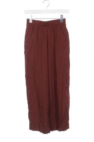 Damskie spodnie H&M, Rozmiar XS, Kolor Brązowy, Cena 66,67 zł