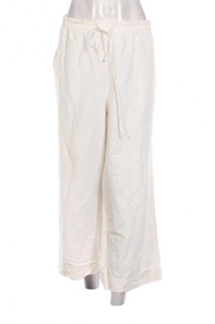 Pantaloni de femei H&M, Mărime XL, Culoare Ecru, Preț 76,32 Lei