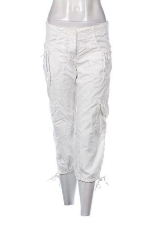 Pantaloni de femei H&M L.O.G.G., Mărime S, Culoare Alb, Preț 77,17 Lei