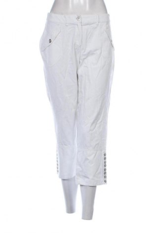 Pantaloni de femei Nienhaus, Mărime L, Culoare Alb, Preț 77,17 Lei