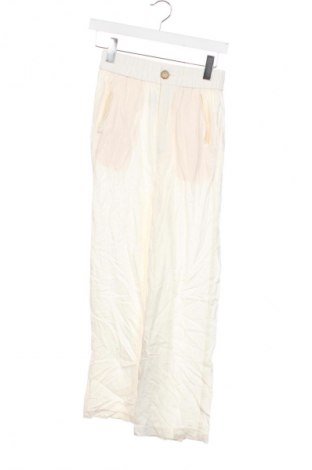 Damskie spodnie Stradivarius, Rozmiar XS, Kolor Biały, Cena 43,99 zł