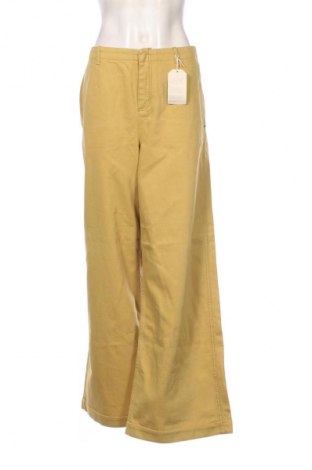 Дамски панталон Yargici, Размер L, Цвят Кафяв, Цена 18,99 лв.