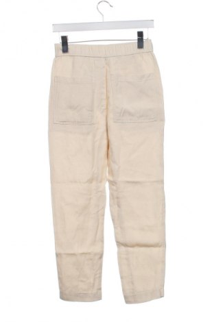 Damenhose Zara, Größe XS, Farbe Ecru, Preis 10,23 €