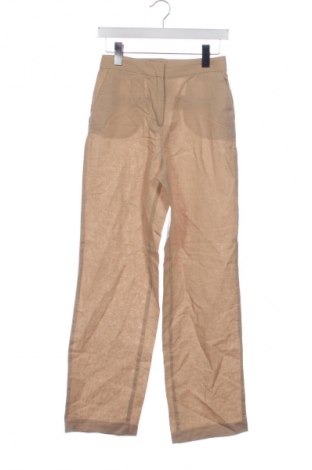 Damenhose Zara, Größe XS, Farbe Beige, Preis 14,99 €
