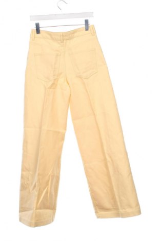 Damskie spodnie Zara, Rozmiar XS, Kolor Żółty, Cena 164,09 zł