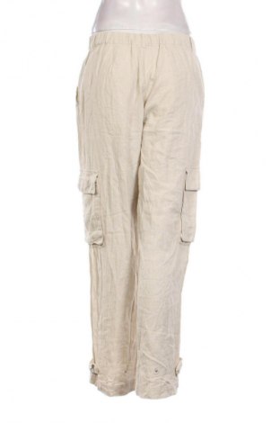 Pantaloni de femei mbyM, Mărime M, Culoare Ecru, Preț 168,42 Lei