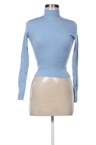 Pulover de femei Bershka, Mărime M, Culoare Albastru, Preț 77,17 Lei