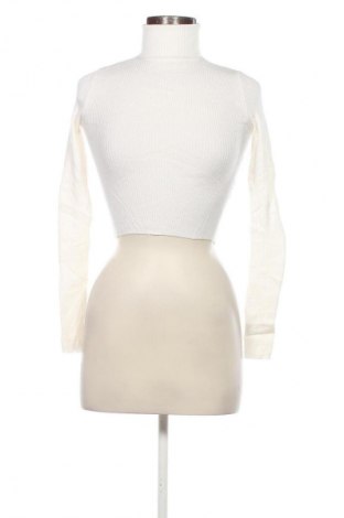 Pulover de femei Bershka, Mărime S, Culoare Alb, Preț 76,99 Lei