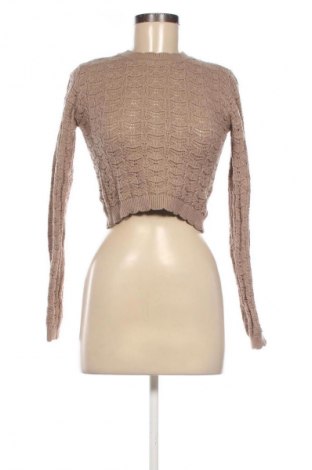 Pulover de femei Bershka, Mărime M, Culoare Bej, Preț 76,32 Lei