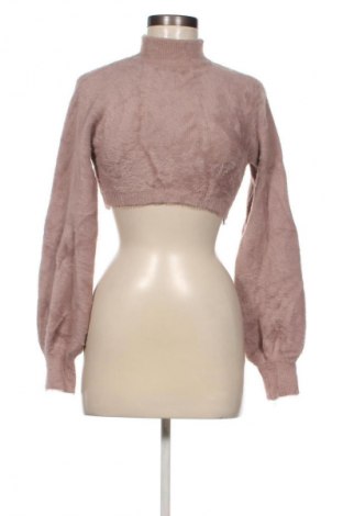 Damski sweter Bershka, Rozmiar S, Kolor Popielaty róż, Cena 69,99 zł
