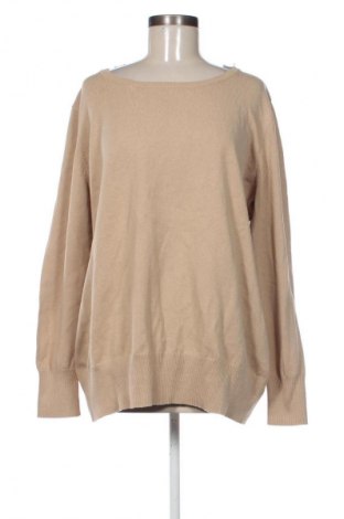 Дамски пуловер Bpc Bonprix Collection, Размер XXL, Цвят Бежов, Цена 28,99 лв.