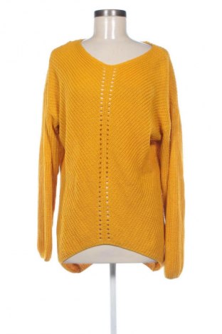 Damski sweter Jean Pascale, Rozmiar L, Kolor Żółty, Cena 67,41 zł