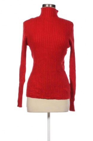 Damski sweter Laura Torelli, Rozmiar L, Kolor Czerwony, Cena 51,99 zł