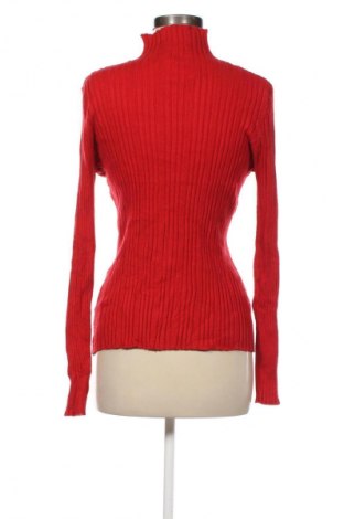 Damski sweter Laura Torelli, Rozmiar L, Kolor Czerwony, Cena 51,99 zł