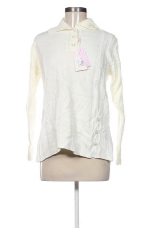 Pulover de femei Nelly, Mărime XL, Culoare Alb, Preț 163,99 Lei